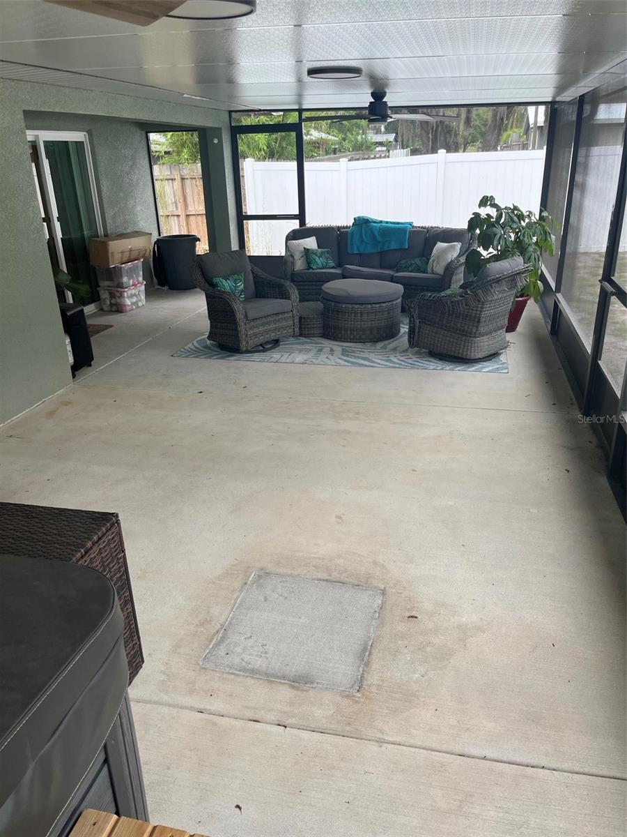 Back screened porch