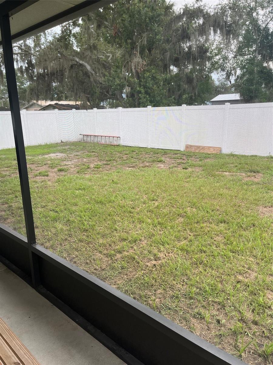 Backyard-fenced