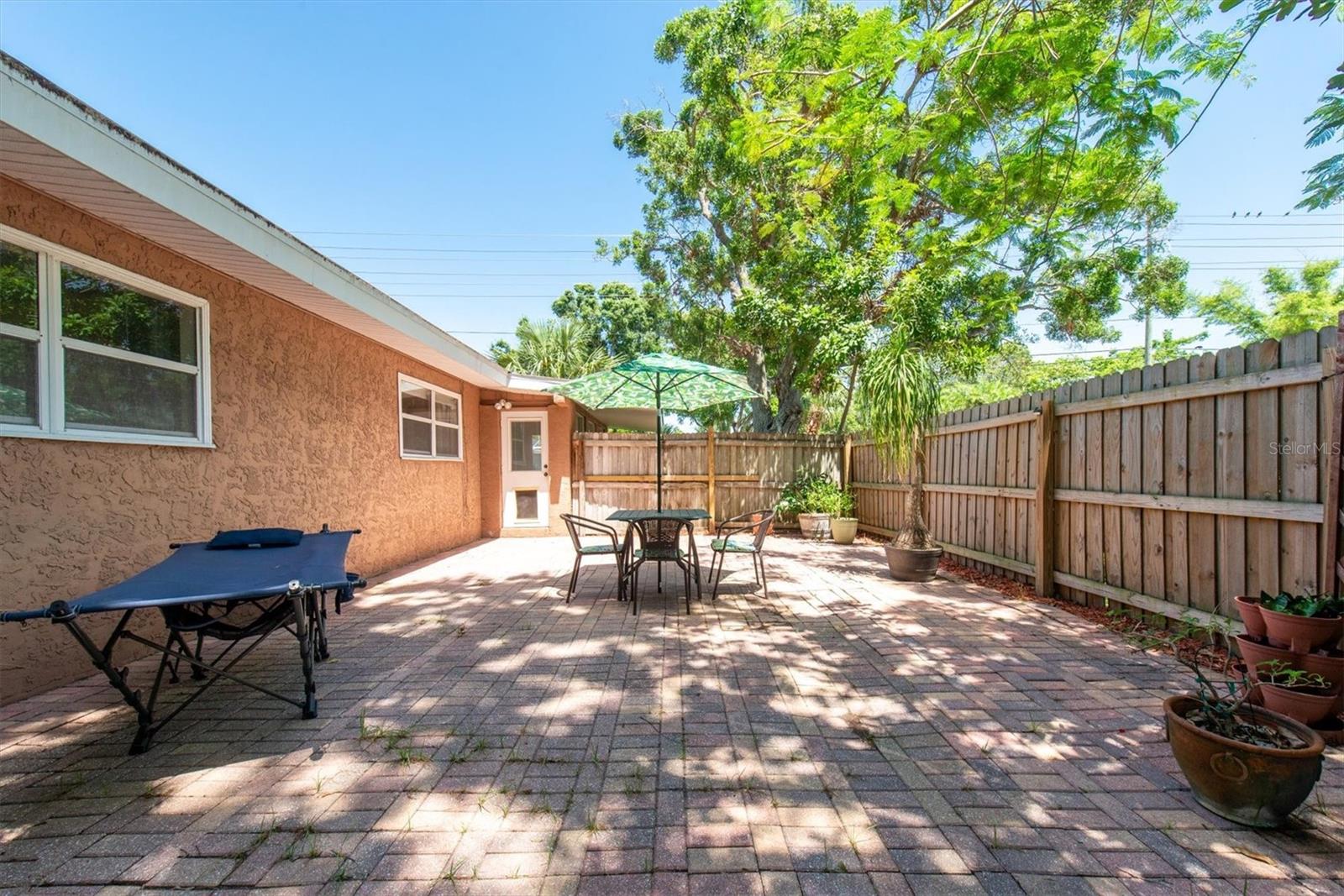 side patio
