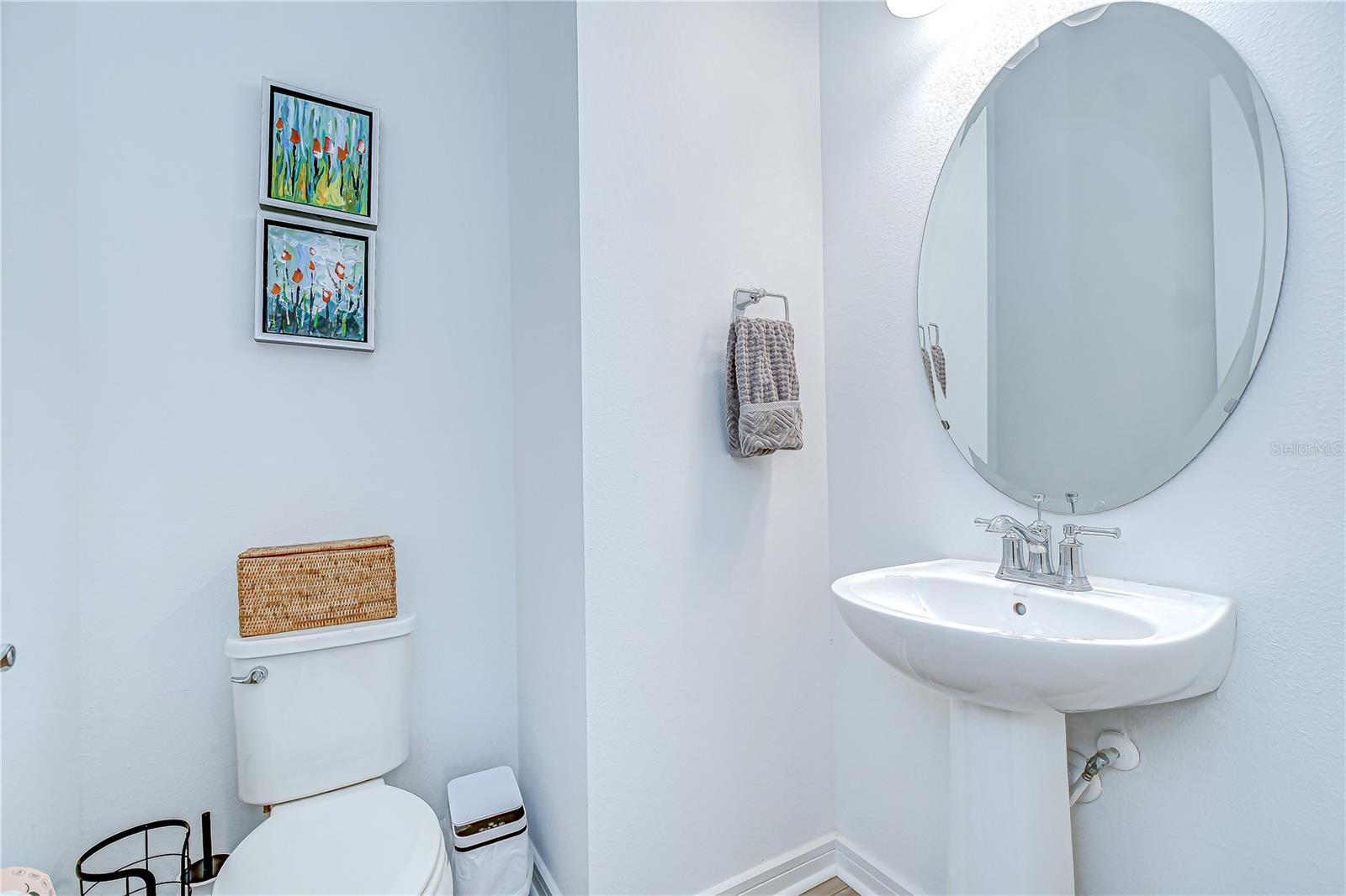 Half bath on main level!