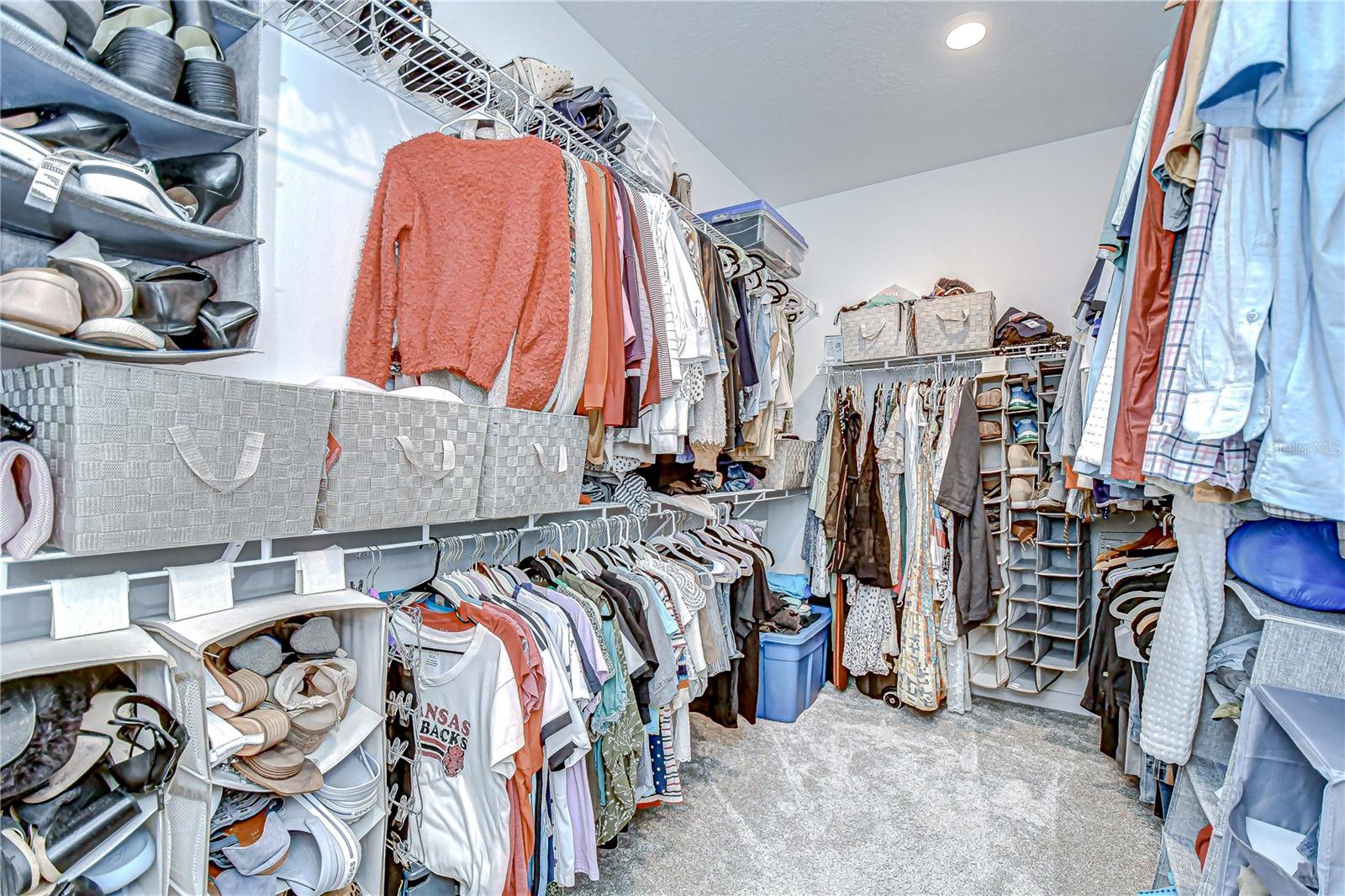 Spacious walk-in closet!