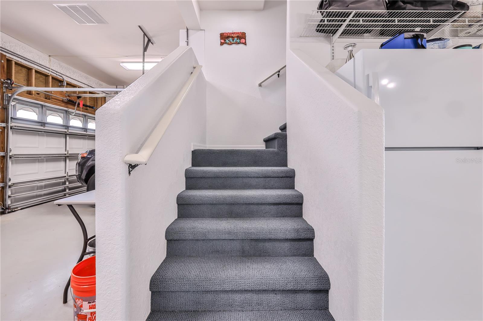 Stairs to Garage