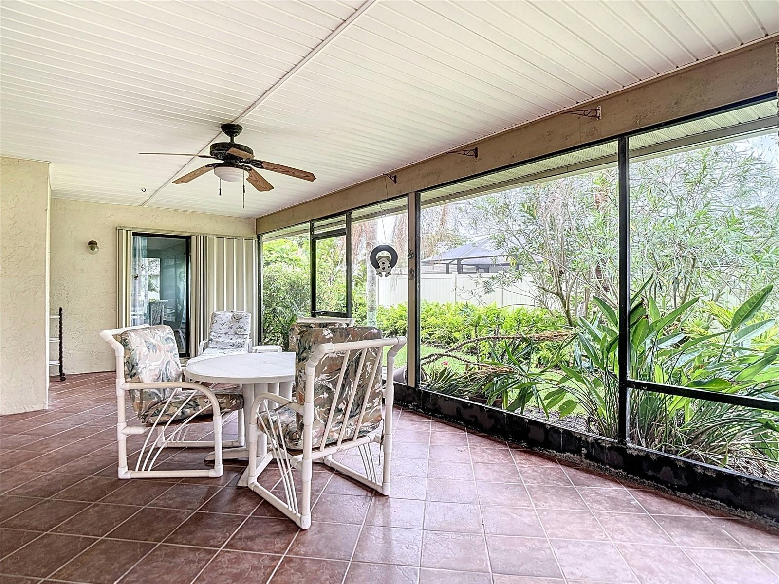 Screed Enclosed back porch.