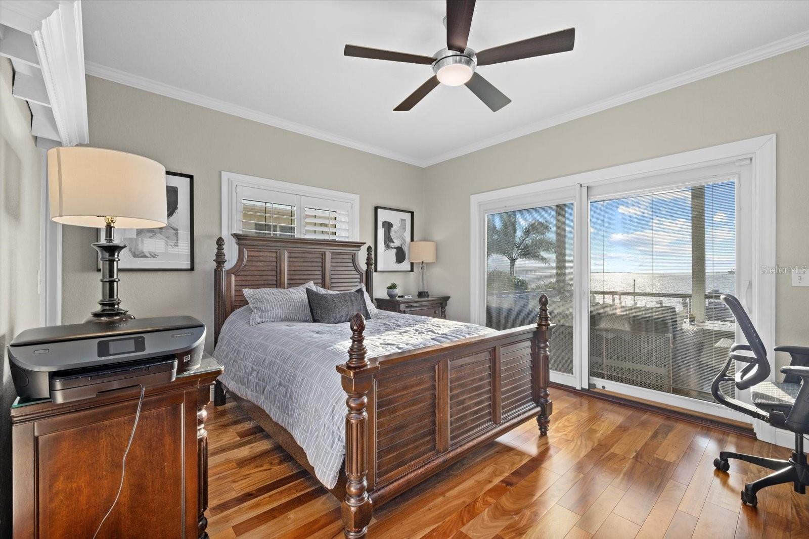 Bedroom 1 with waterview