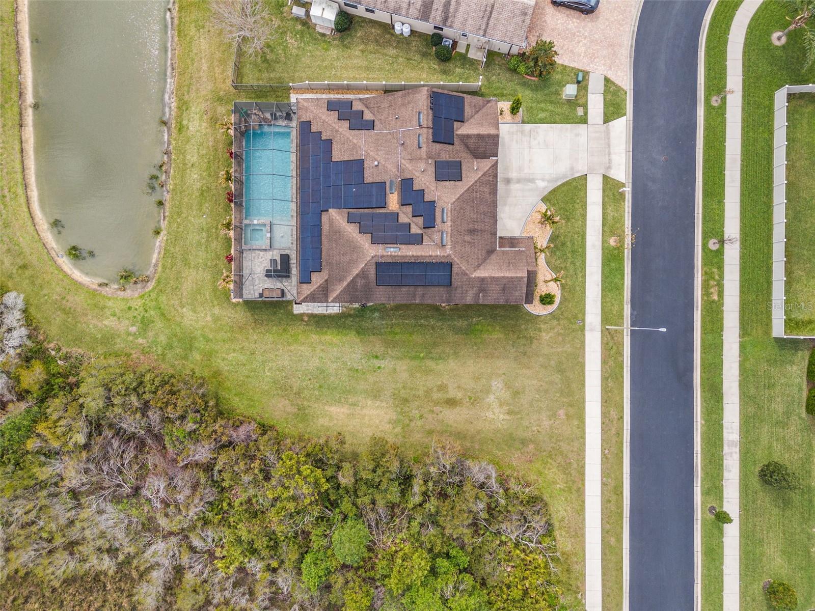 Aerial View of Home