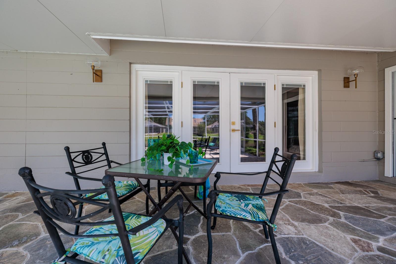 Dine Al Fresco Under Cover Right Off Your Living Areas!