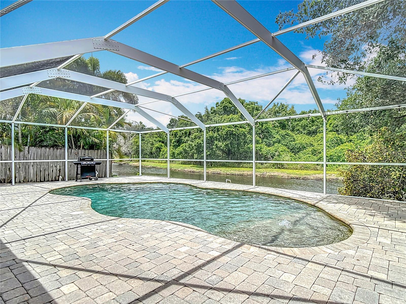 Outdoor Living and Pool Area - Pond & Conservation Views