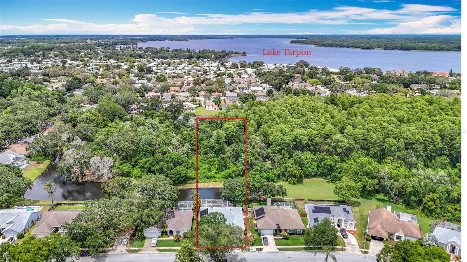 Lot line & Aerial North