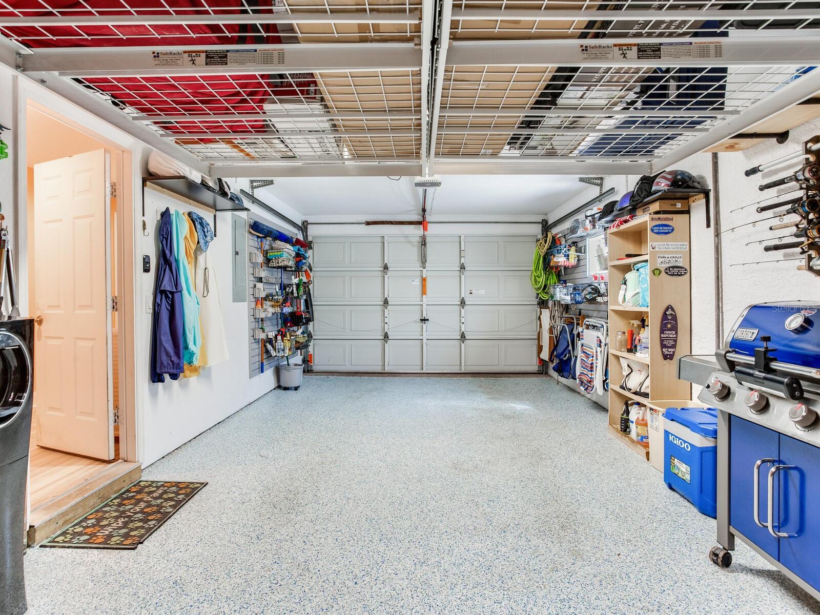 Epoxy flooring and Garage rack systems