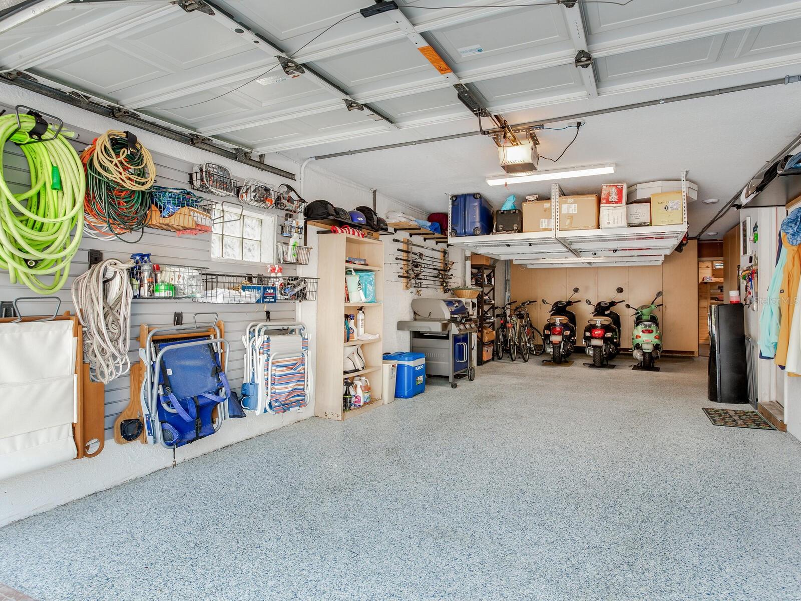 Epoxy flooring and Garage rack systems