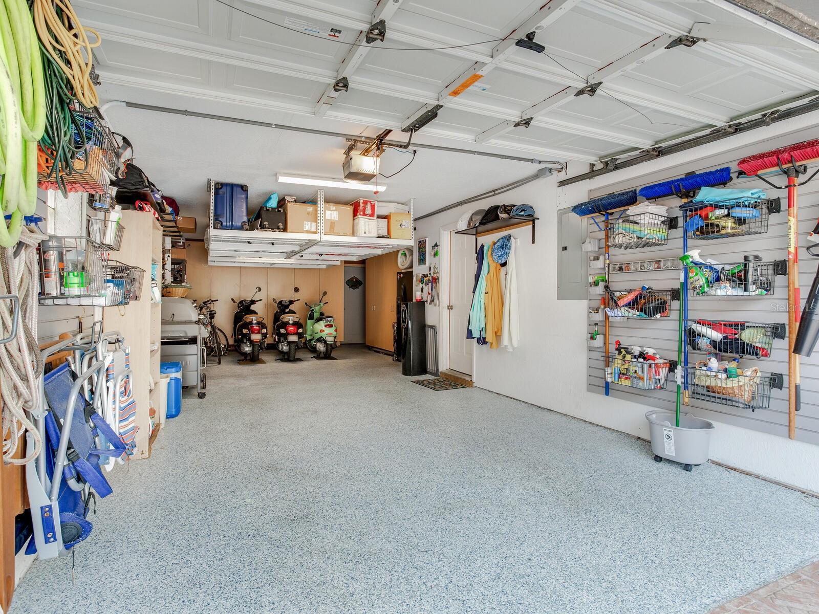 Epoxy flooring and Garage rack systems