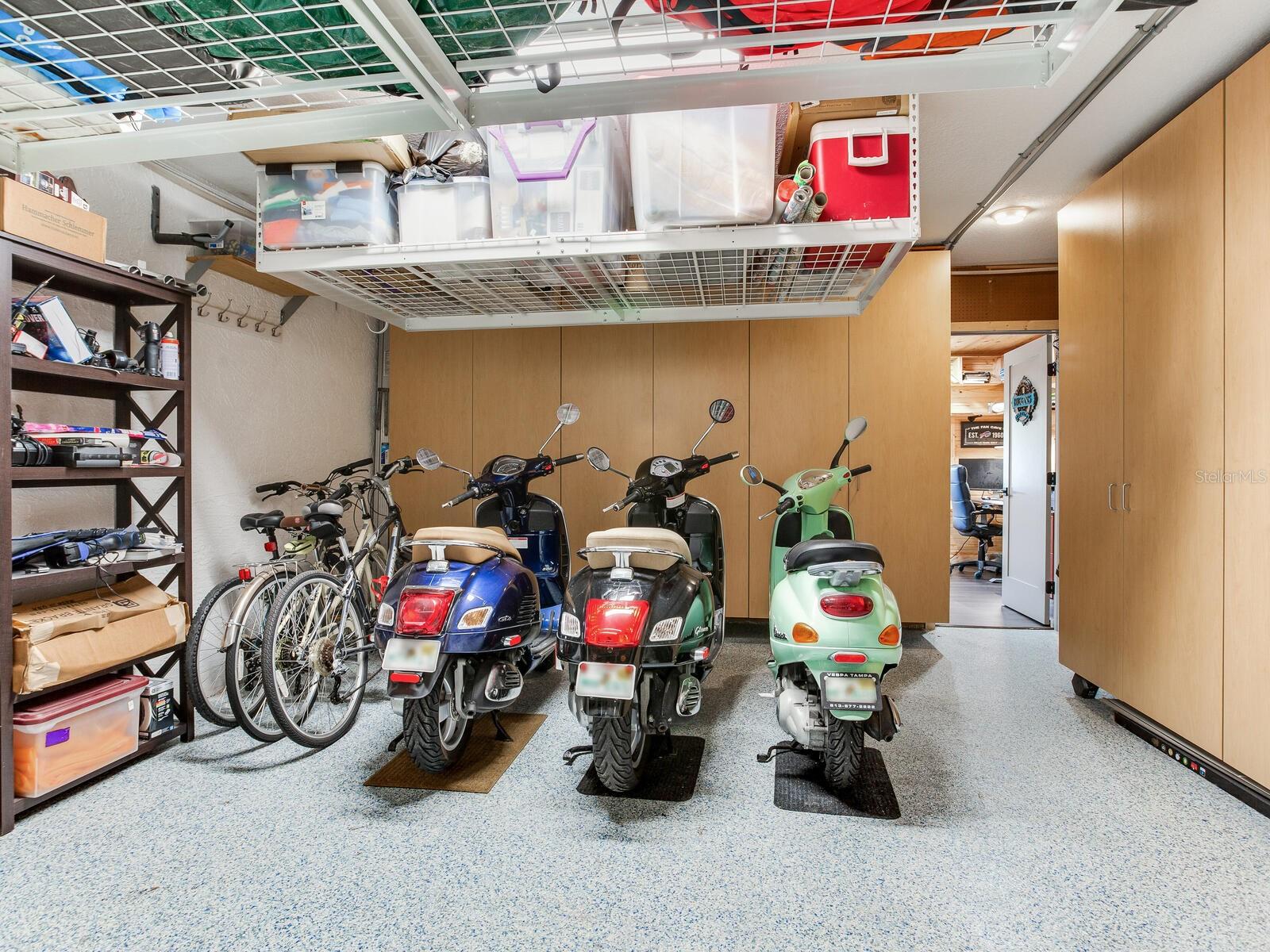 Epoxy flooring and Garage rack systems