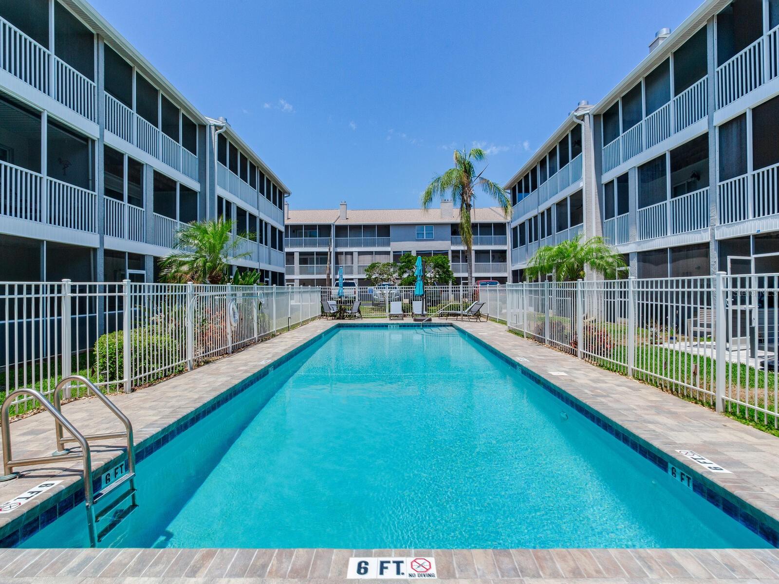 Community Heated Pool area