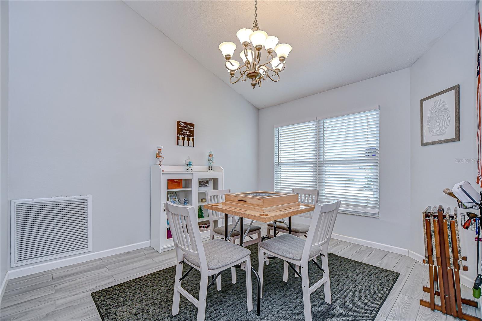 Dining room is located at the front of the home!