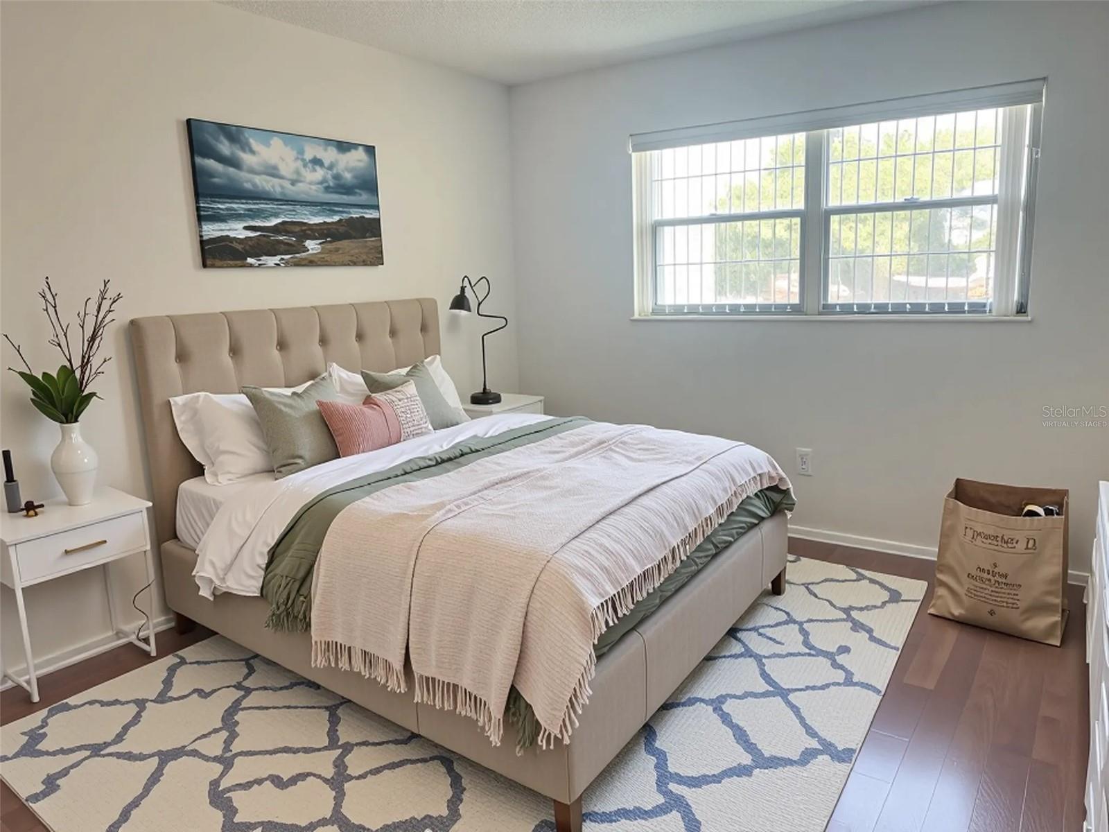 2nd bedroom - virtually staged