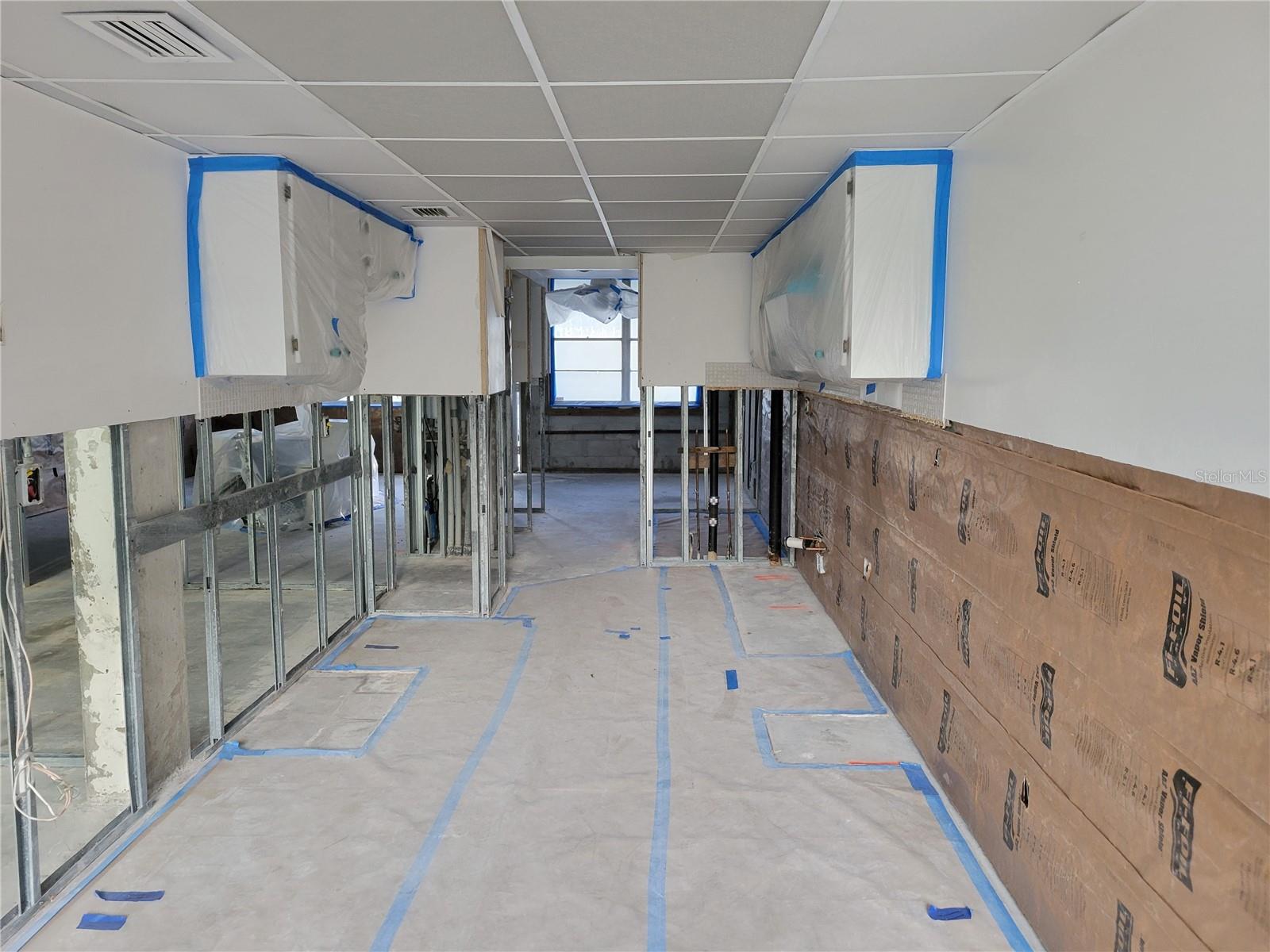 Galley style kitchen!