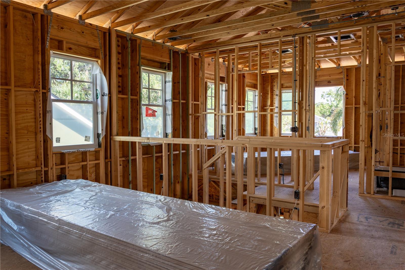 Second floor loft area