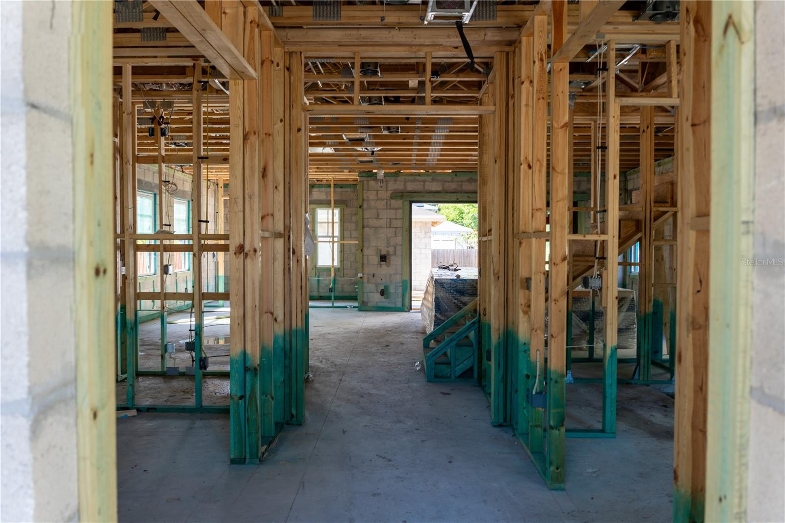 First floor entry