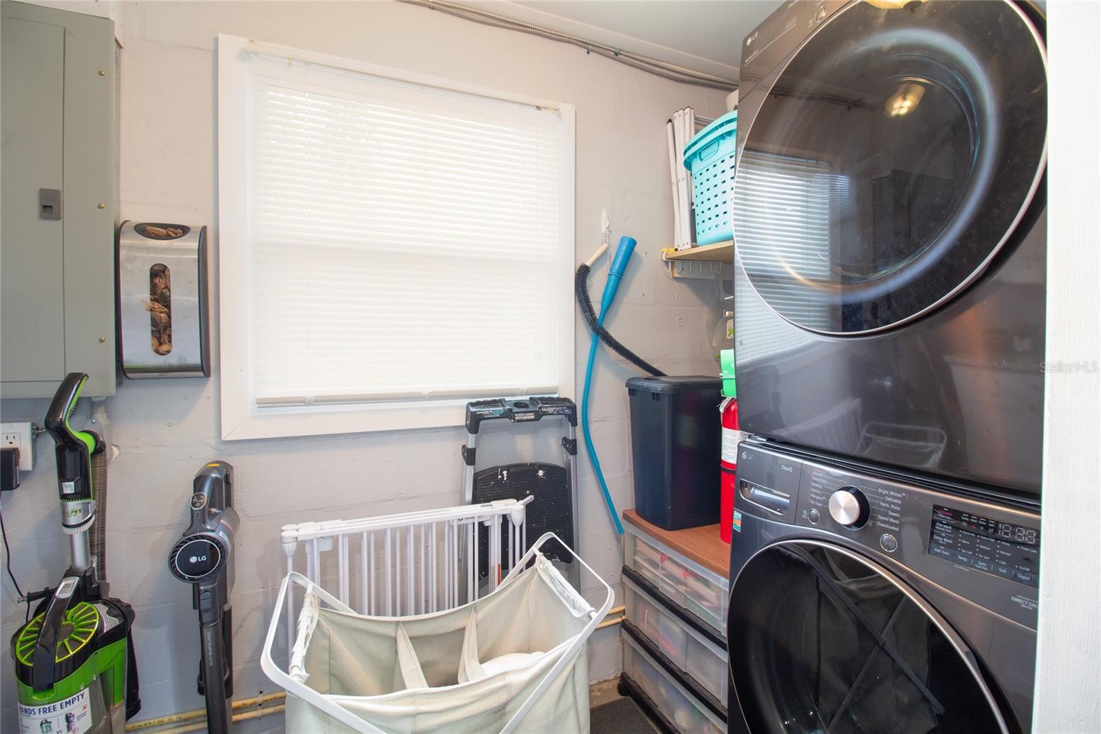 Inside laundry room