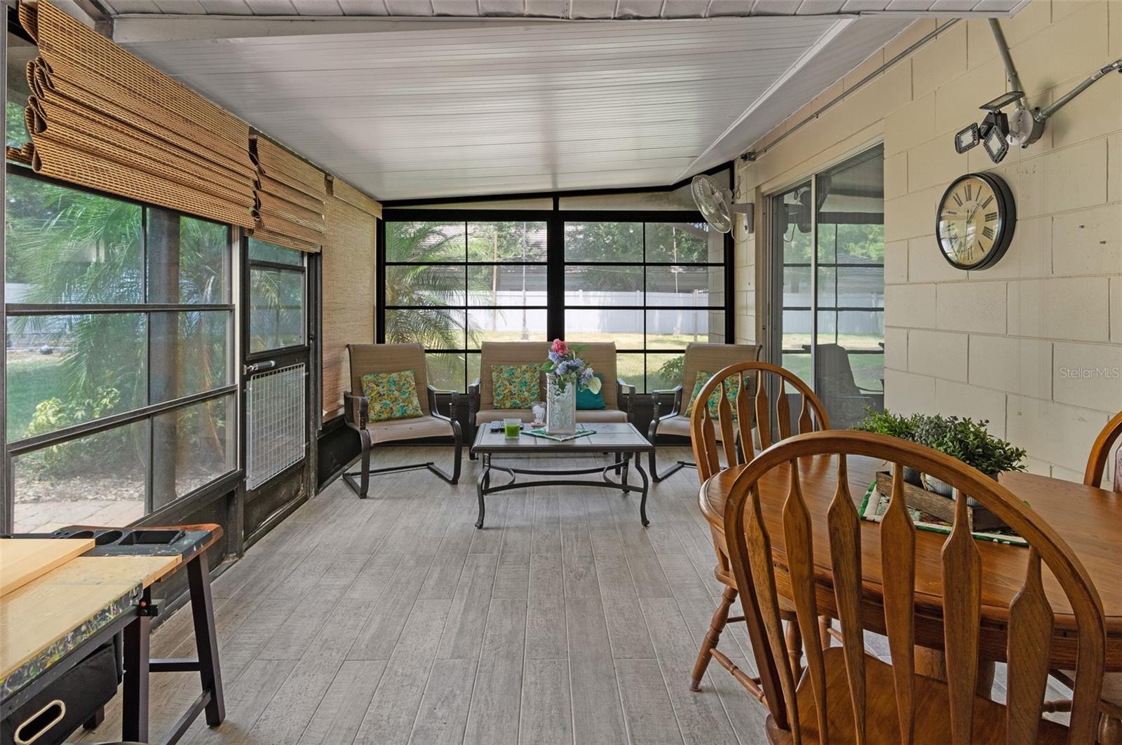 Enclosed Florida room