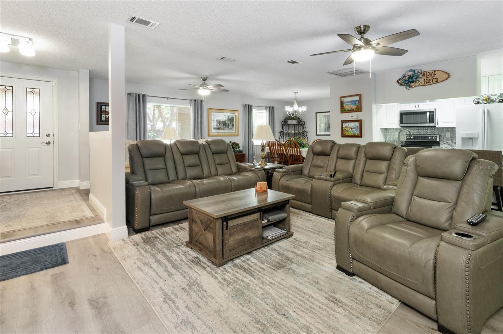 Open-concept living room