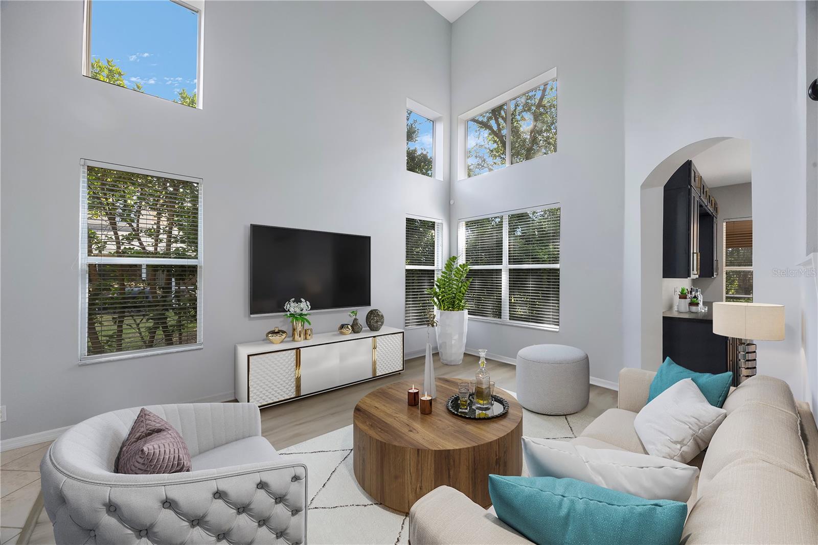Virtual Staged Photo - Formal Living Room
