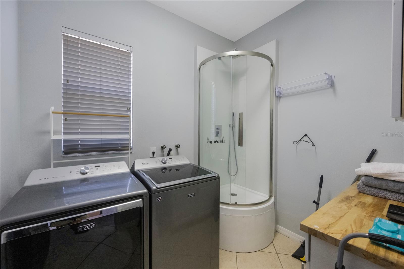 Laundry Room with Pet Wash area