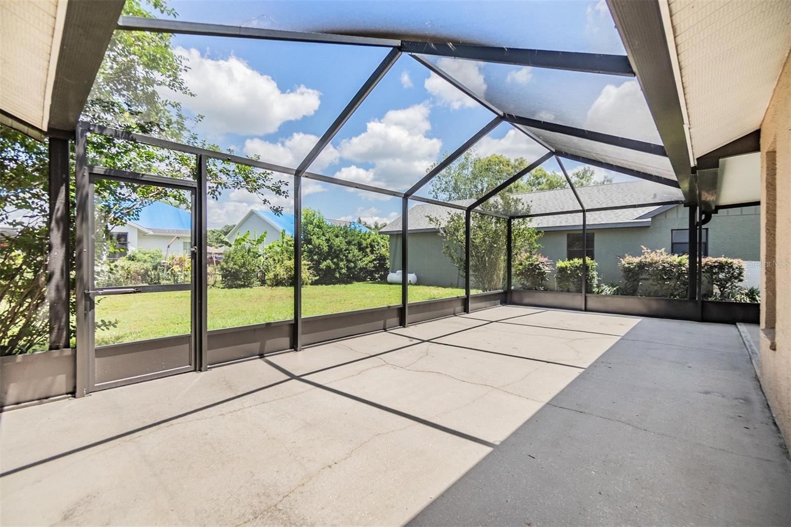 Screen enclosed lanai