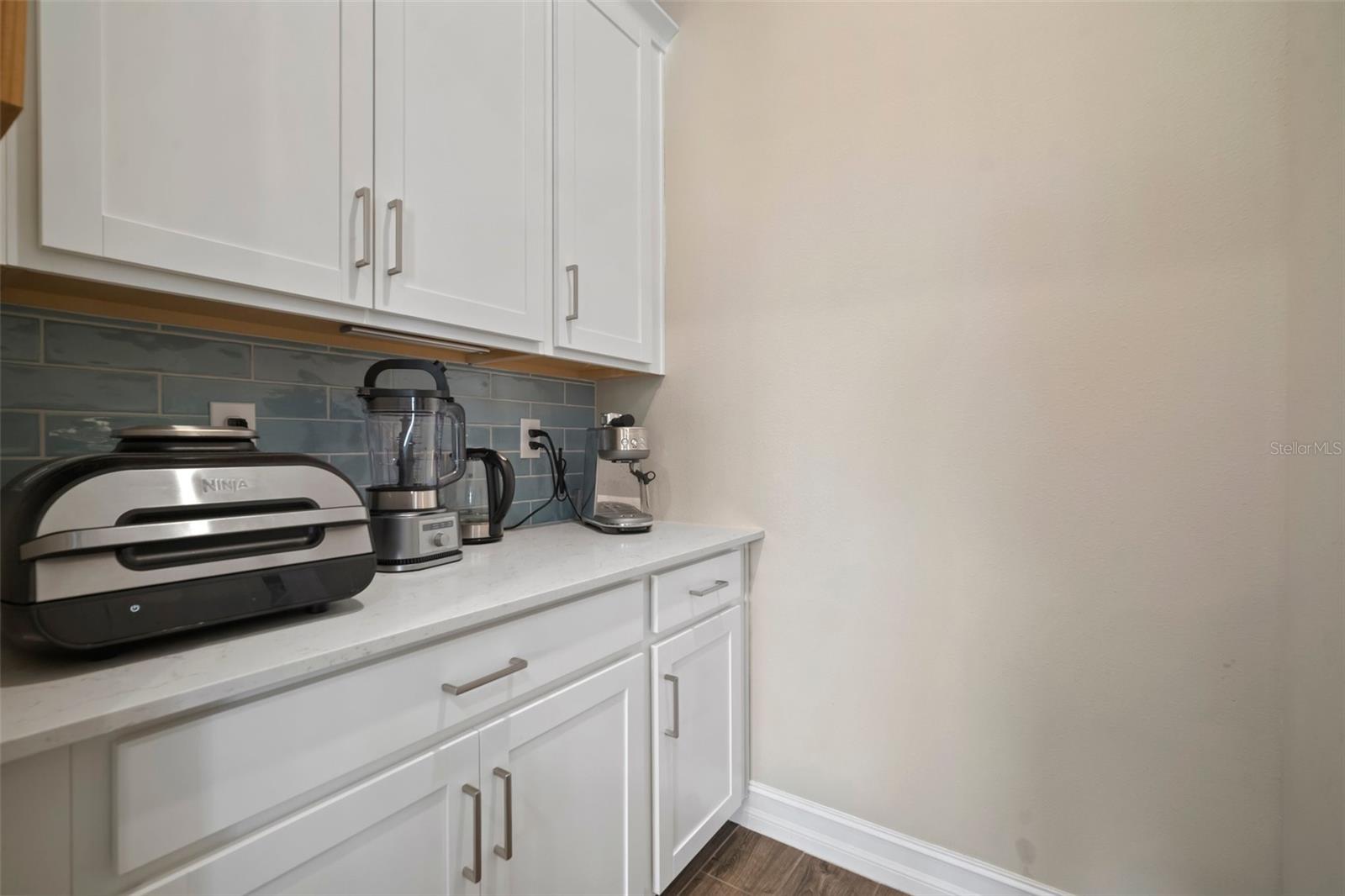 Butler pantry with extra cabinets