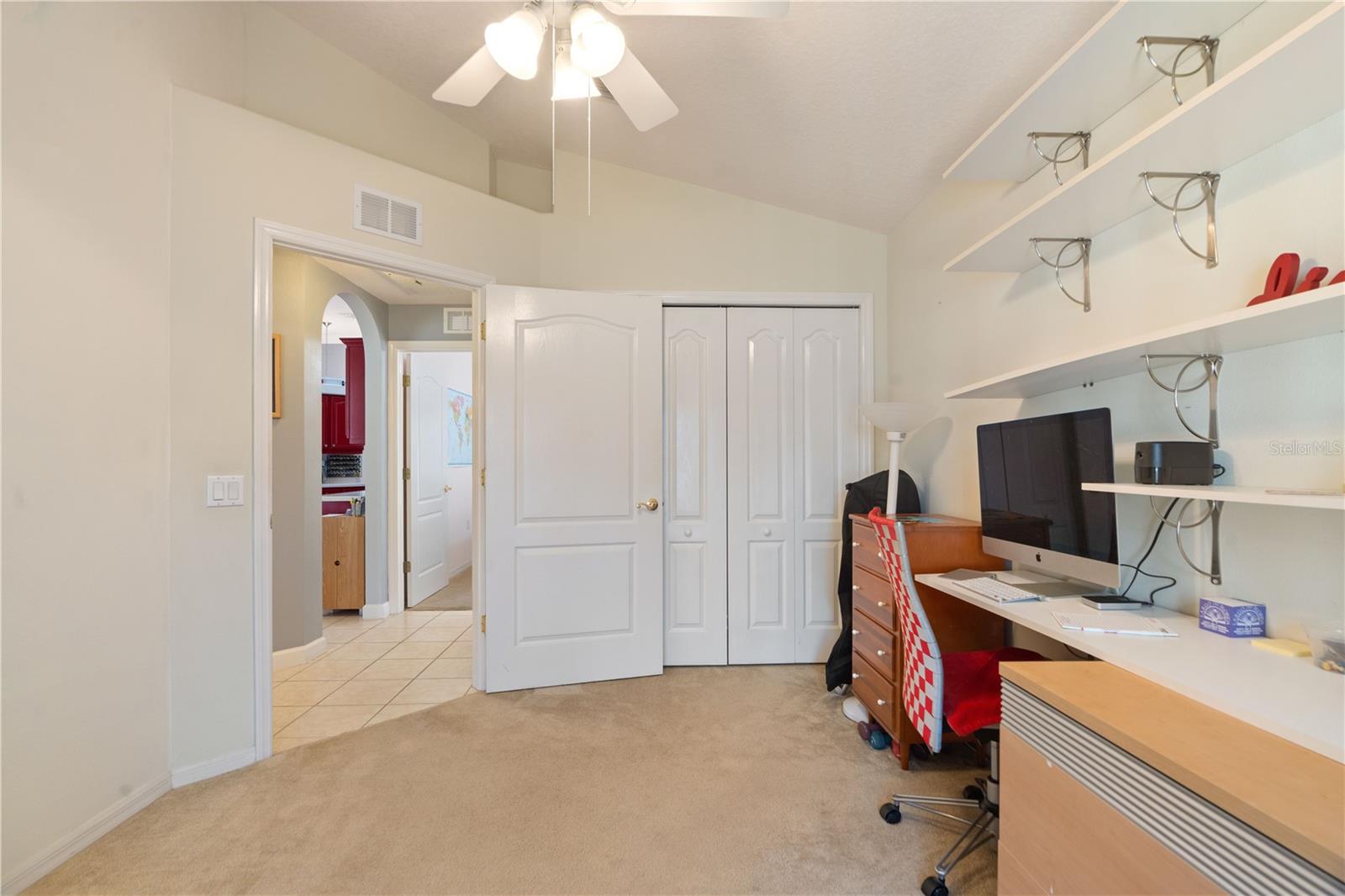 Drywall shelf above entry door is a great place to store trophys