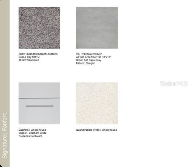 Design selections ~ Home is under construction, selections are subject to change