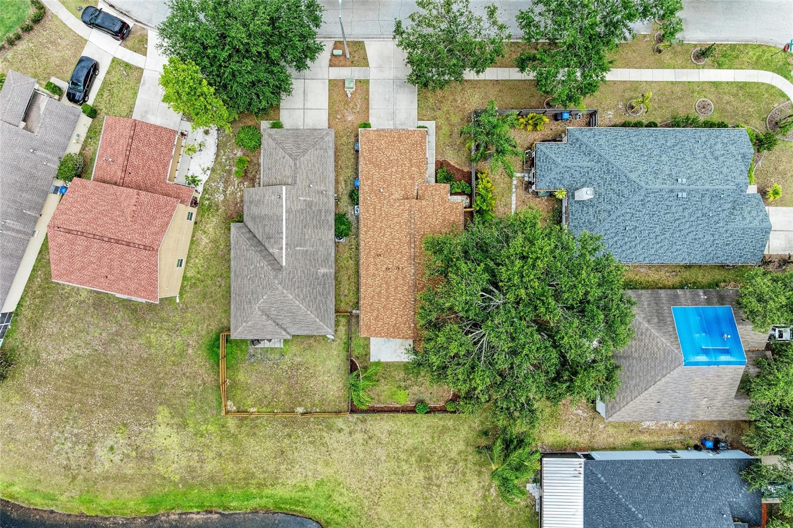 Home is just left of the large tree