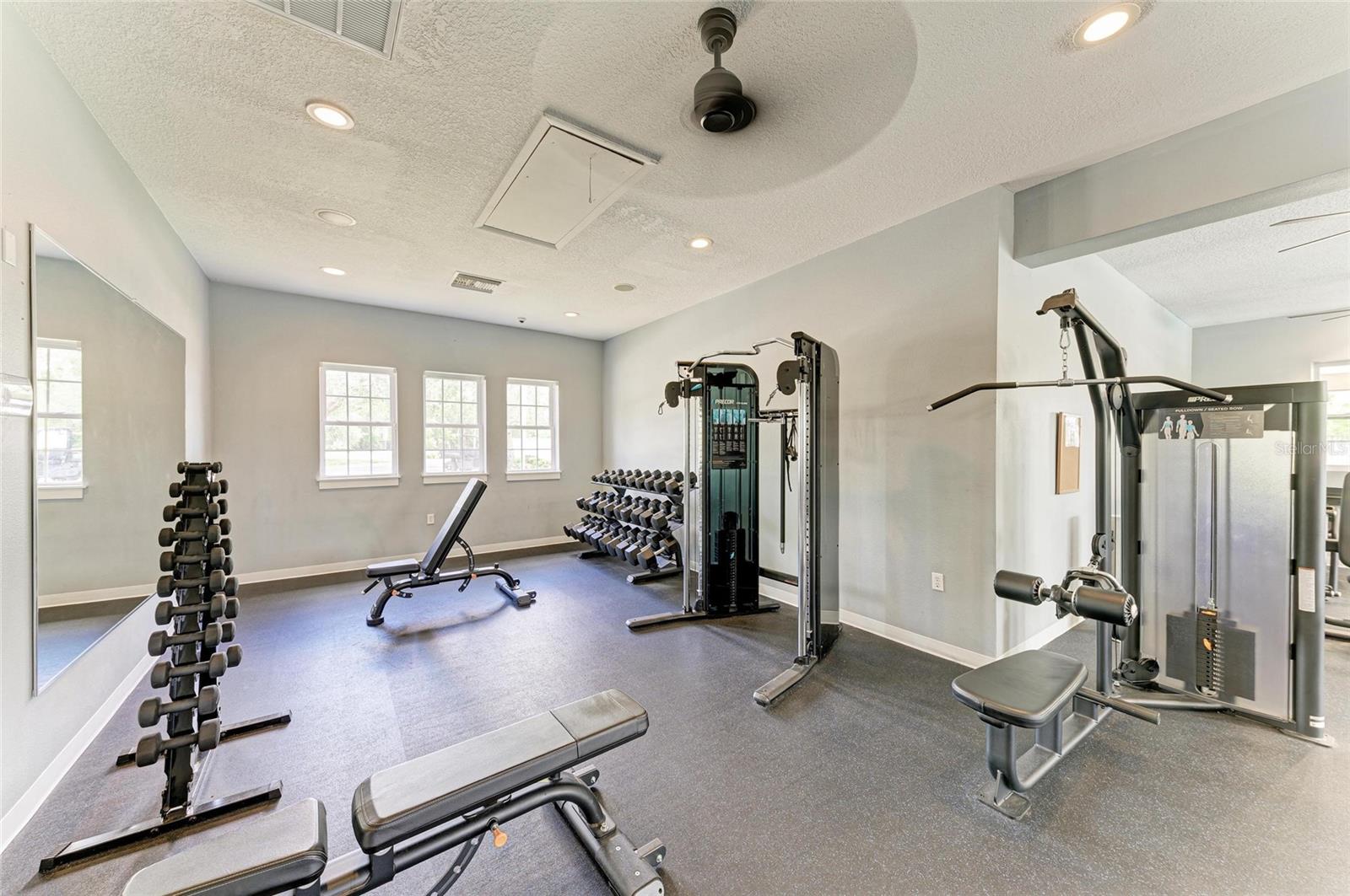 Gym at community center