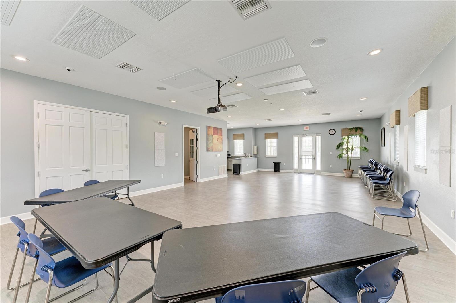 Meeting/party room at clubhouse