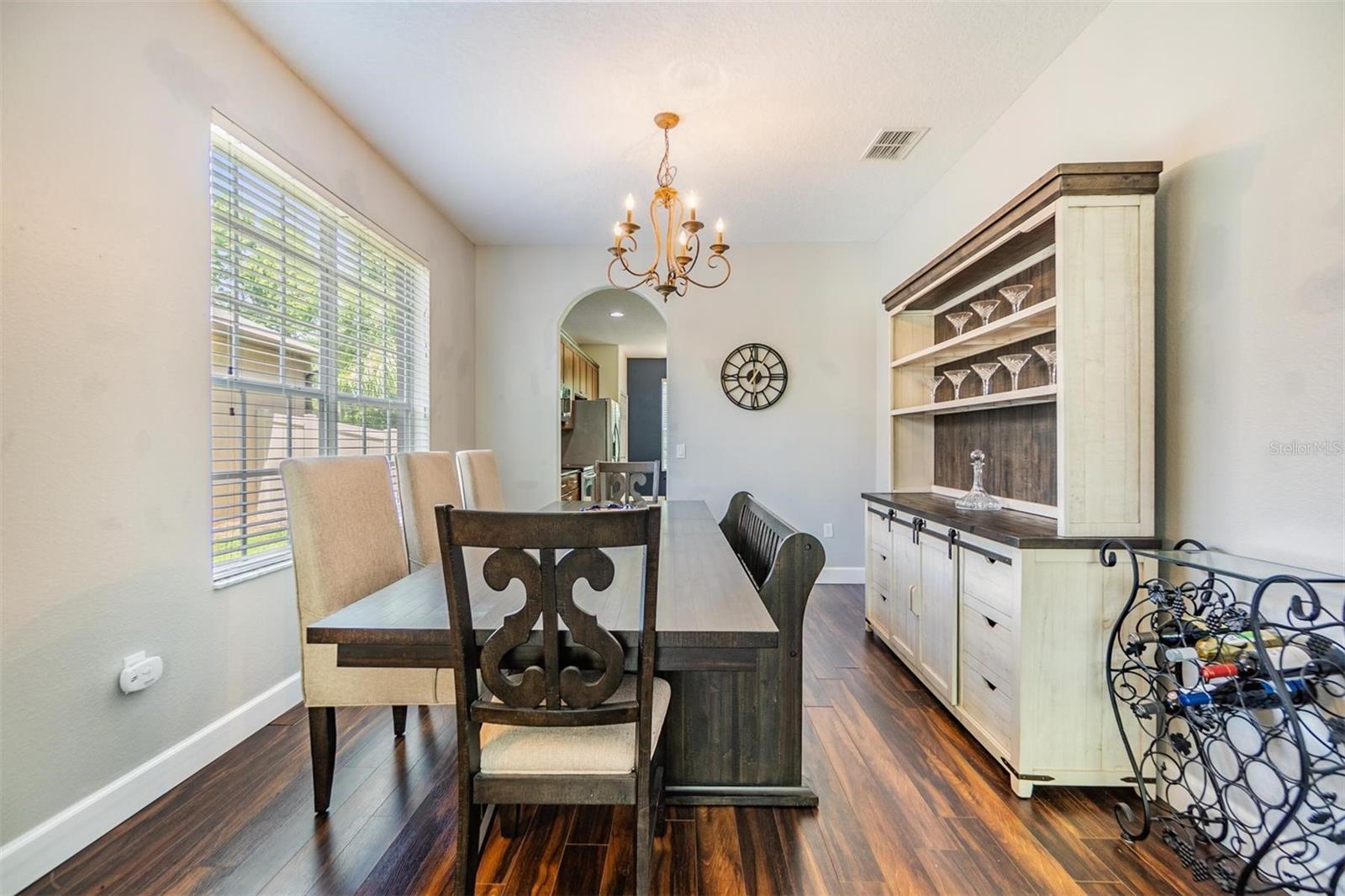 Separate dining room