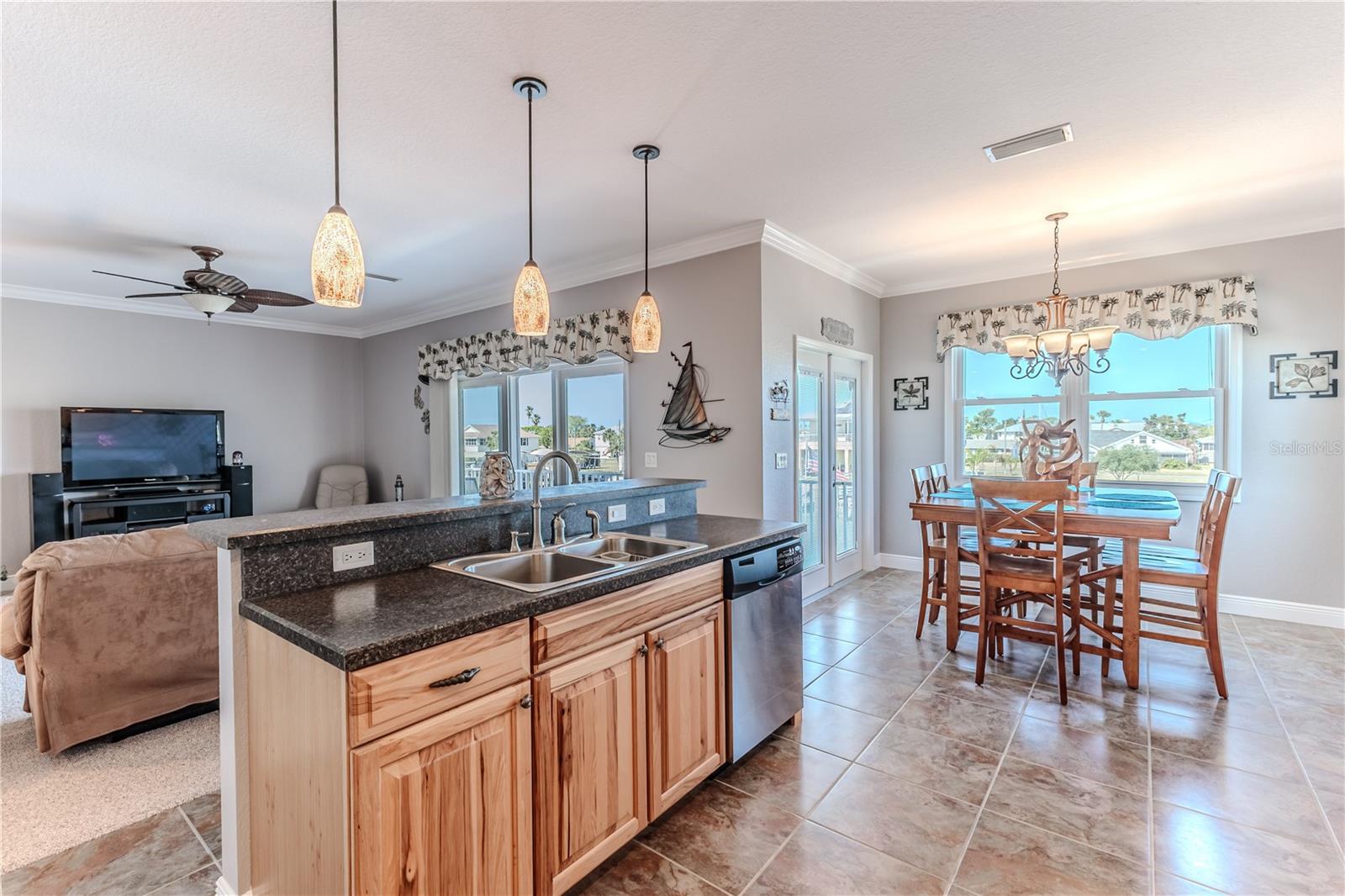 Kitchen to Dining
