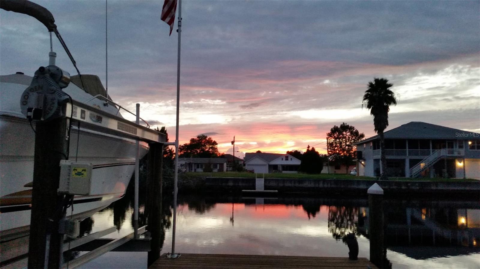 Pretty Skies from the Dock
