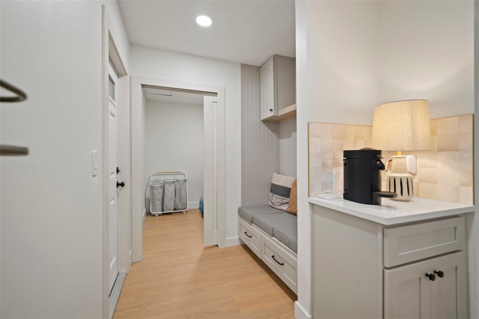 Coffee Nook to Mud Room to Laundry Room
