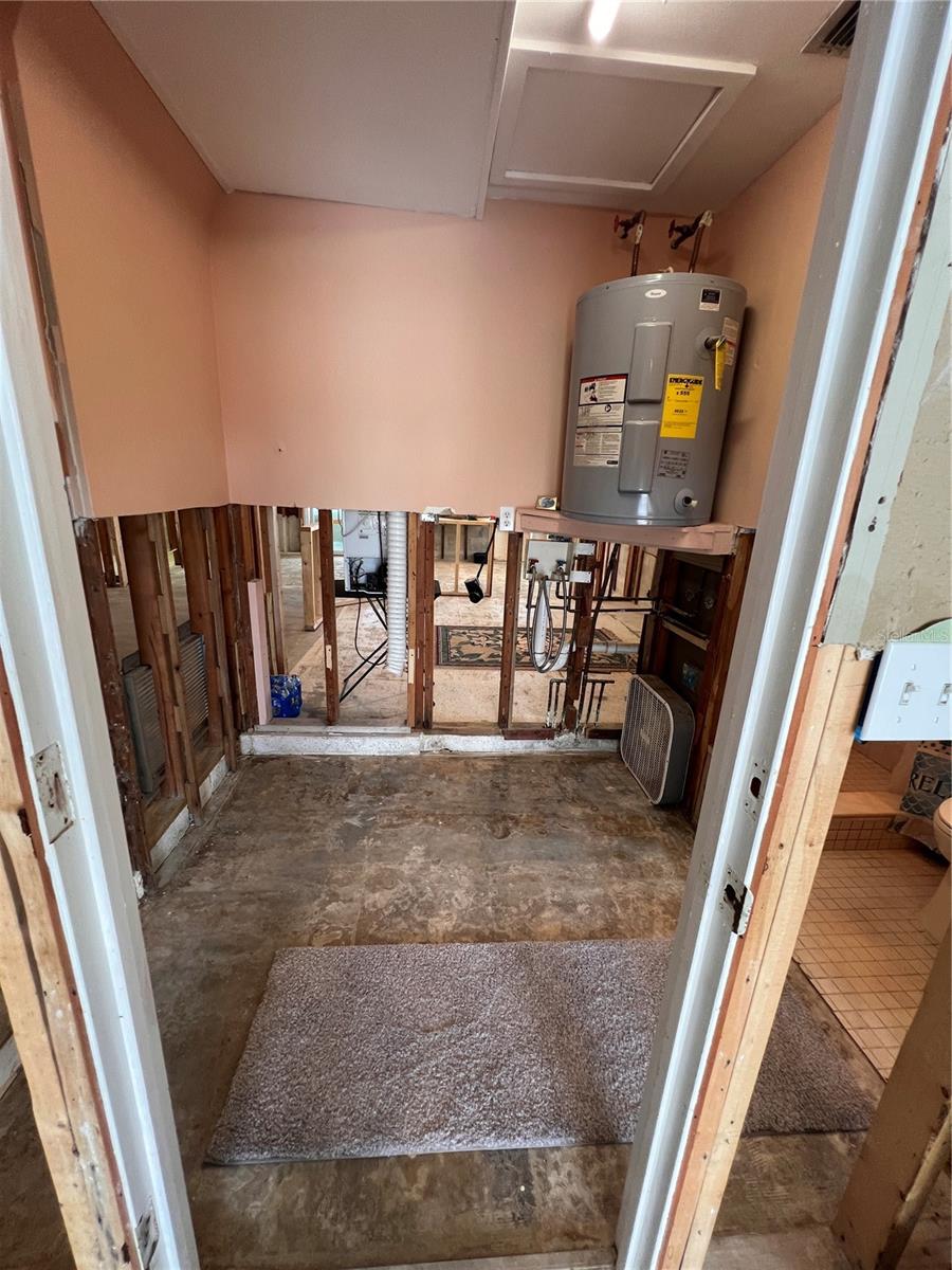 Indoor Laundry Room