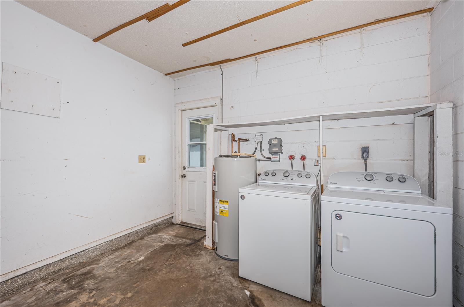 Laundry in Garage