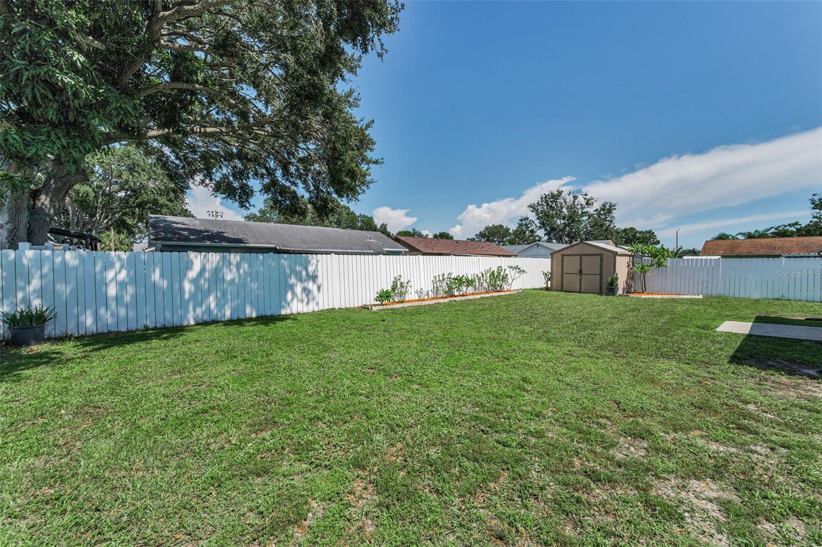 Fully Fenced Backyard