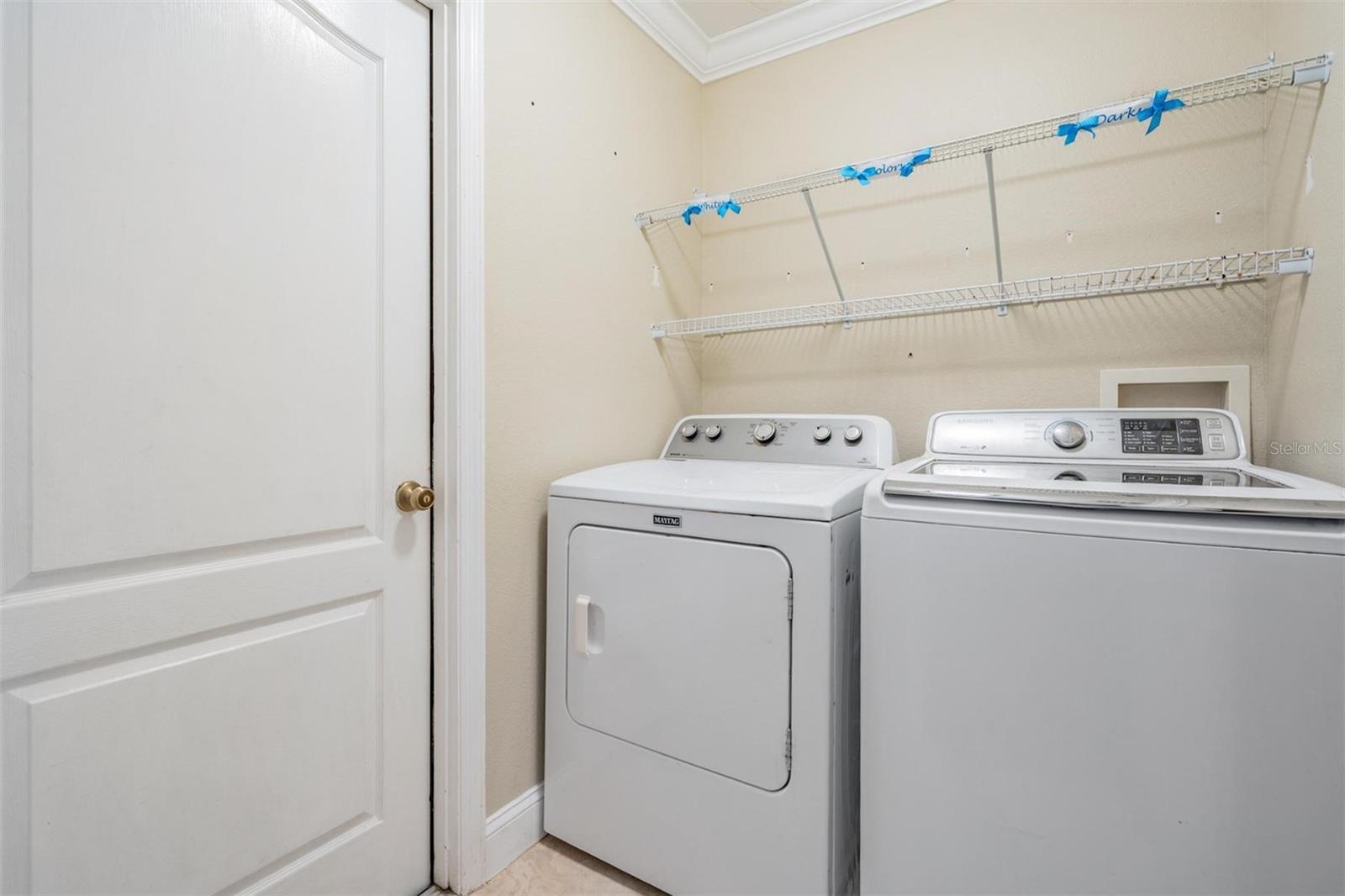 Walk-in laundry room