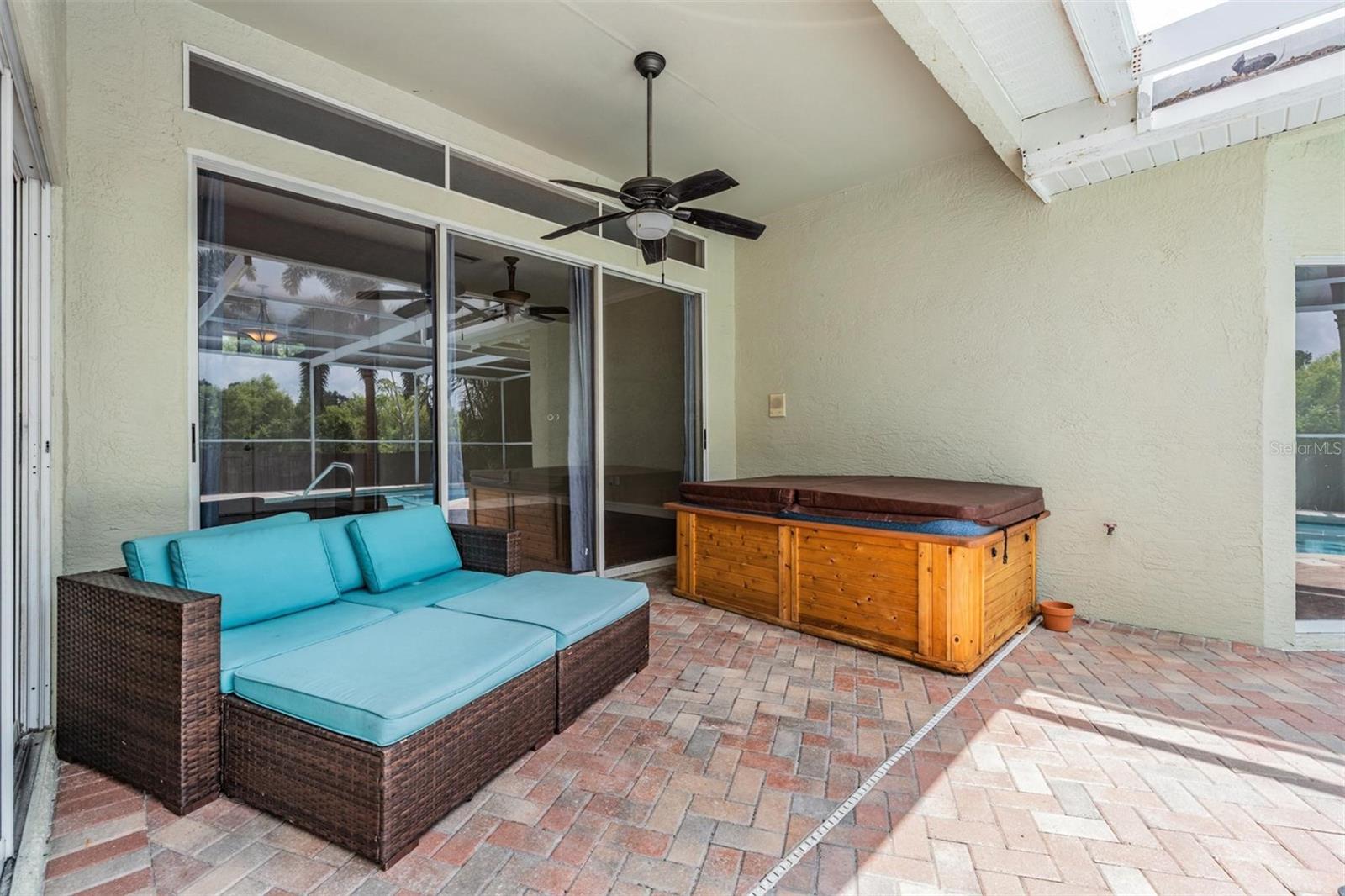 A shady alcove for hot days