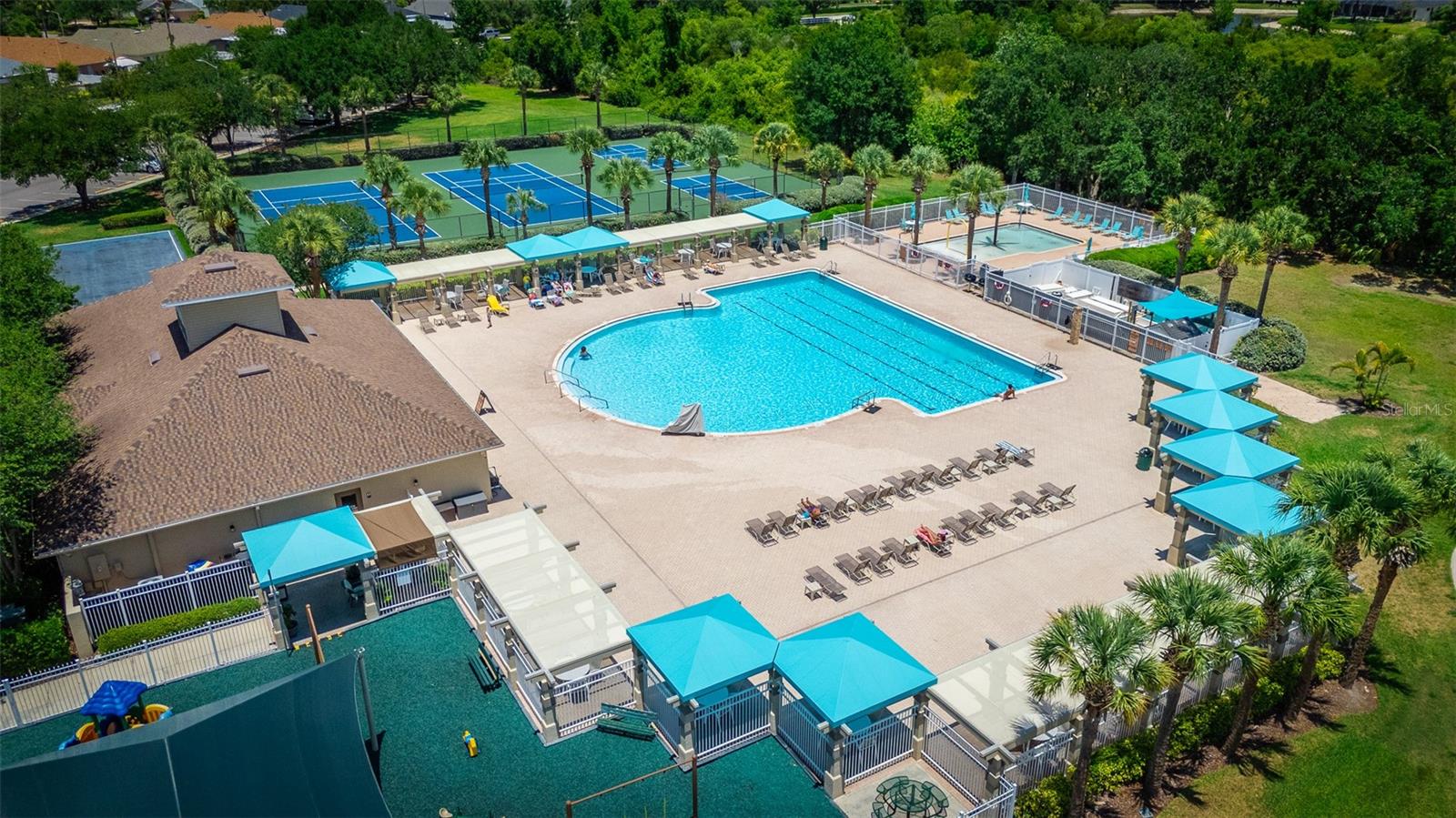 Clubhouse Pool Ariel