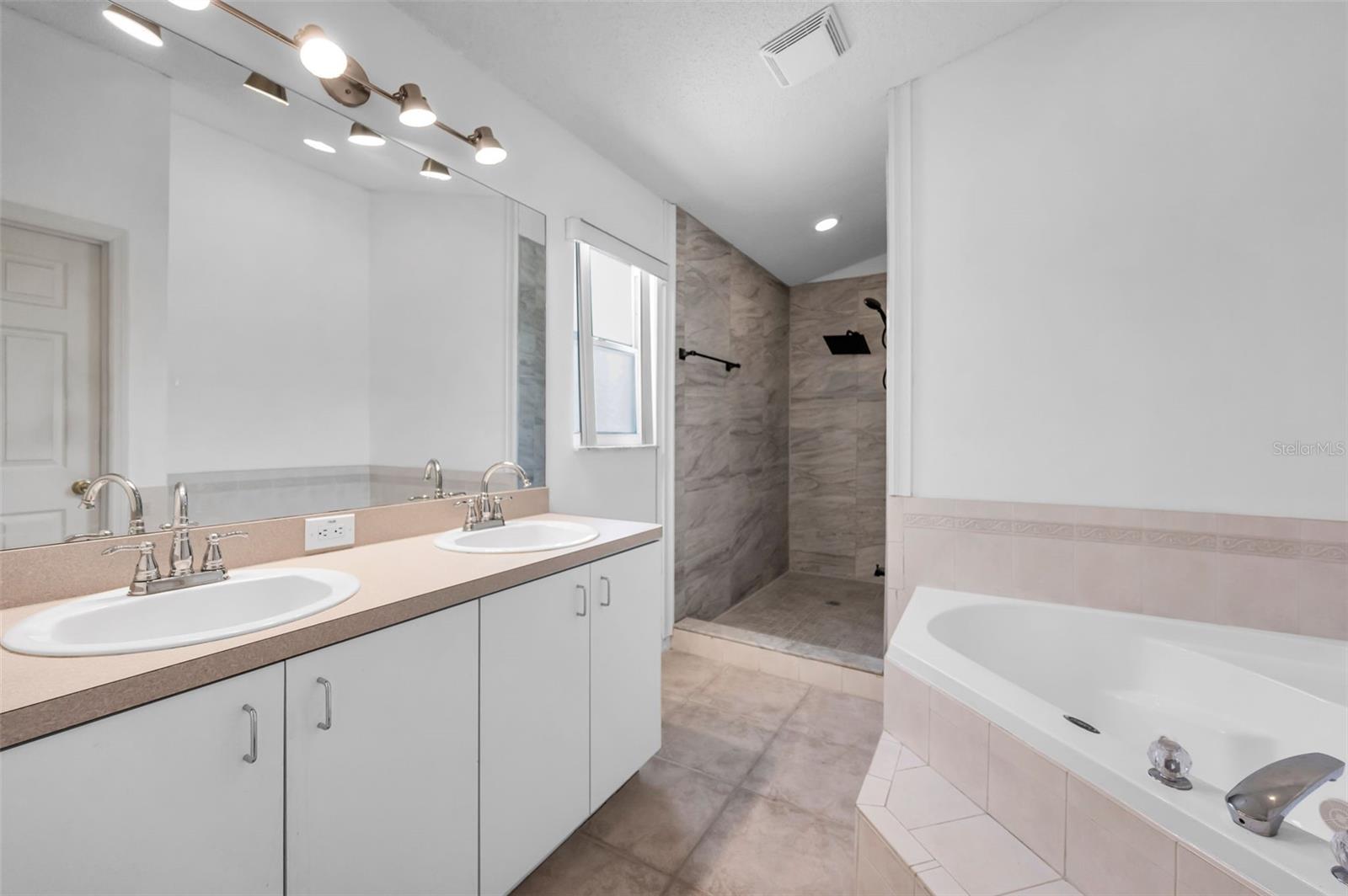 Double Vanity and Jet tub
