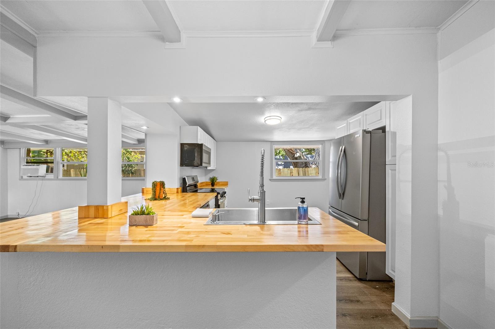 All new STAINLESS STEEL APPLIANCES.