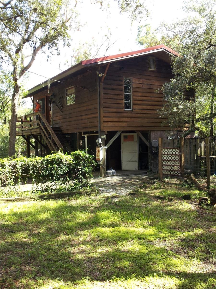 Back of the cabin