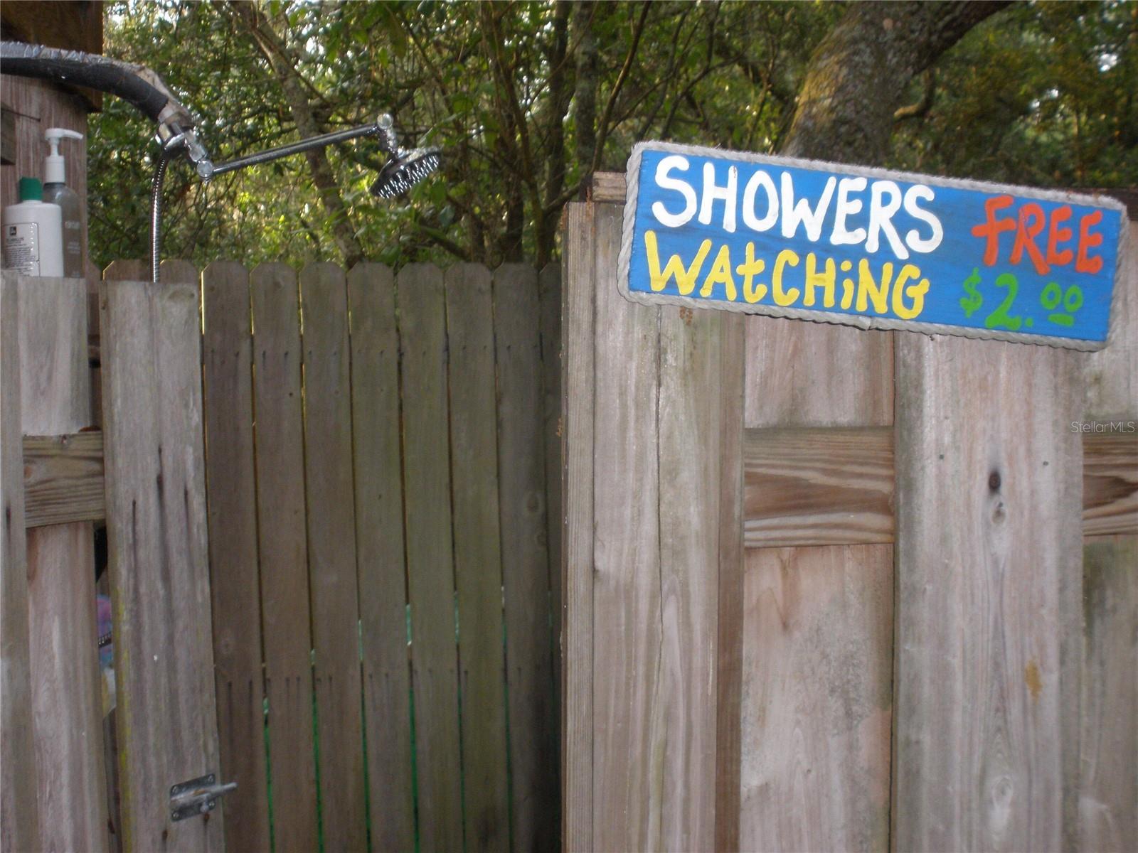 Outdoor shower
