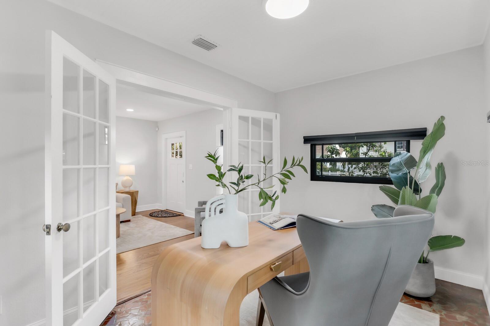 main house office/bonus room, staged