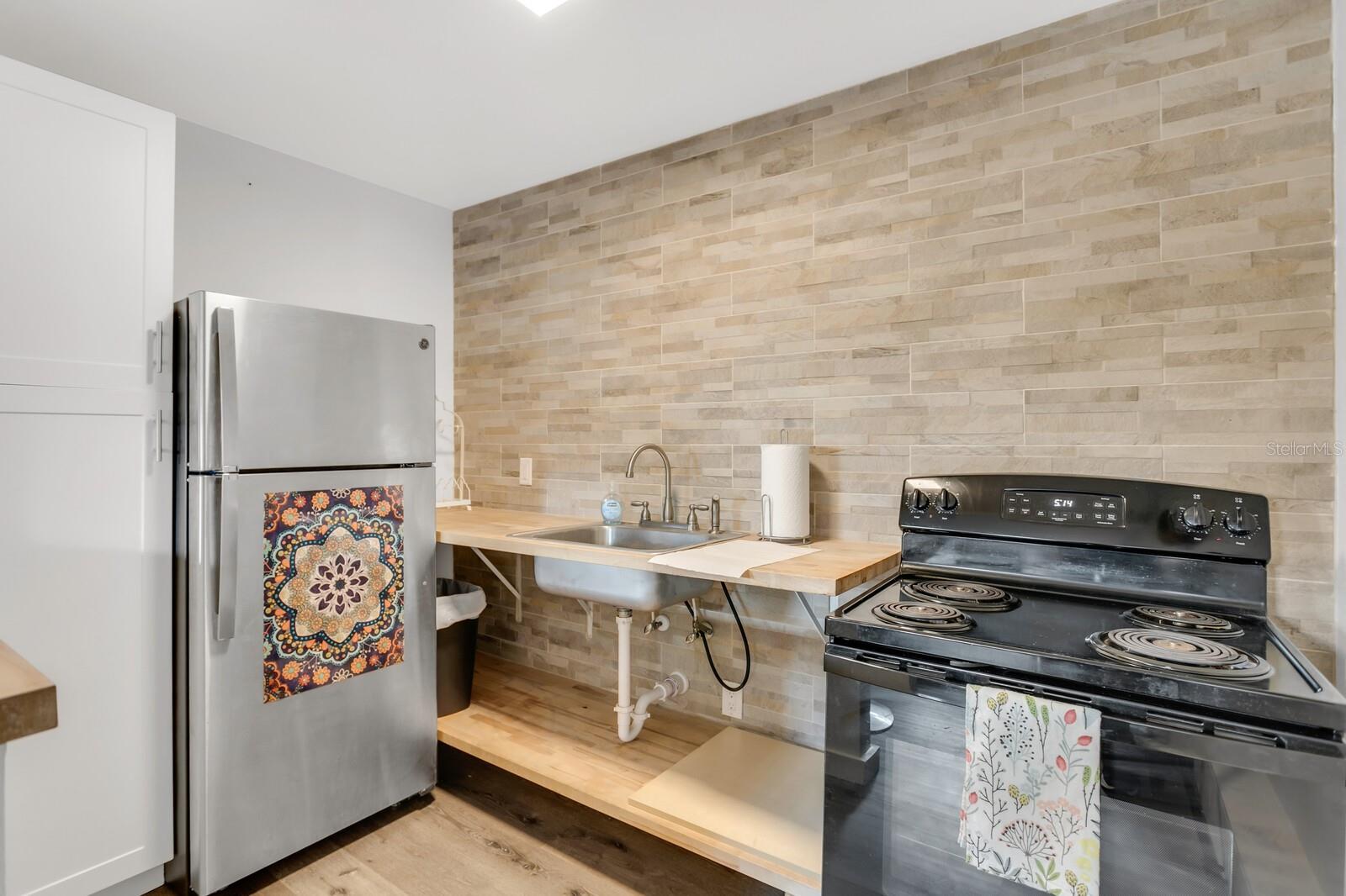 kitchen area in adu